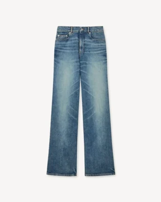 Ayame Wide Jeans aus japanischem Stretch-Denim