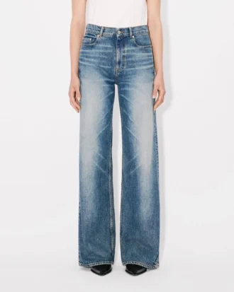 Ayame Wide Jeans aus japanischem Stretch-Denim