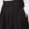 Ballonhose mit Falten aus Baumwoll-Hanf