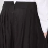 Ballonhose mit Falten aus Baumwoll-Hanf