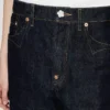 Bermudashorts im Boyfriend-Stil mit niedriger Taille aus japanischem Denim