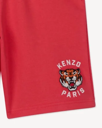 Bestickte Bermudashorts aus French Terry