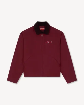 Bestickte Utility-Jacke „Kenzo Winter Holidays“ aus Baumwolle