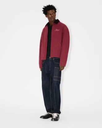 Bestickte Utility-Jacke „Kenzo Winter Holidays“ aus Baumwolle