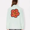Bestickte Workwear-Jacke „Boke Flower“ aus japanischem Denim