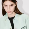 Bestickte Workwear-Jacke „Boke Flower“ aus japanischem Denim