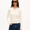 Bestickter Cardigan „Kenzo Tulip“ aus flauschiger Baumwolle