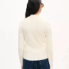 Bestickter Cardigan „Kenzo Tulip“ aus flauschiger Baumwolle