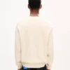 Bestickter Pullover „Kenzo Tulip“ aus Wolle und Baumwolle