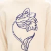 Bestickter Pullover „Kenzo Tulip“ aus Wolle und Baumwolle