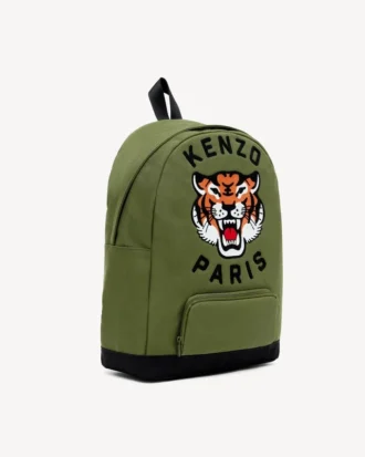 Bestickter Rucksack aus Canvas