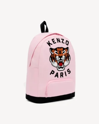 Bestickter Rucksack aus Canvas