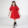 Besticktes „Lunar New Year“-Kleid aus Popeline