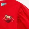 Besticktes „Lunar New Year“-Kleid aus Popeline