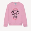 Besticktes Sweatshirt aus French Terry
