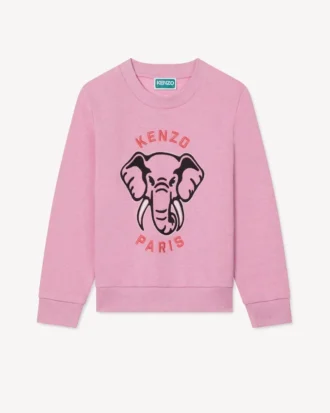 Besticktes Sweatshirt aus French Terry