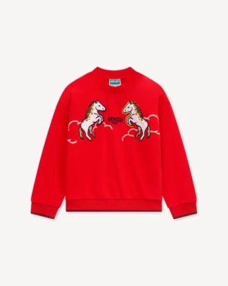 Besticktes Sweatshirt „Lunar New Year“ aus French Terry
