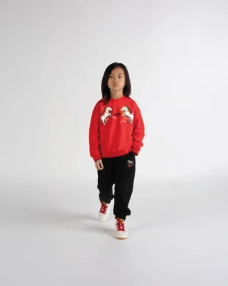 Besticktes Sweatshirt „Lunar New Year“ aus French Terry