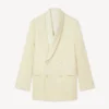 Blazer mit Schalkragen aus Schurwolle