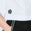 „Boke Flower 2.0“ Baseball-Hemd mit kurzen Ärmeln aus Popeline-Baumwolle