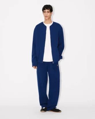 ‚Boke Flower 2.0‘ Bestickte gerade Jogginghose aus Baumwolle