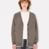 „Boke Flower 2.0“ bestickter Cardigan aus Baumwolle und Wolle