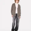 „Boke Flower 2.0“ bestickter Cardigan aus Baumwolle und Wolle