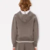 „Boke Flower 2.0“ bestickter Kapuzenpullover mit Reißverschluss aus Baumwolle und Wolle