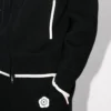 „Boke Flower 2.0“ bestickter Kapuzenpullover mit Reißverschluss aus Baumwolle und Wolle
