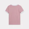 „Boke Flower 2.0“ Besticktes, figurbetontes T-Shirt aus Baumwolle