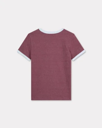 „Boke Flower 2.0“ Besticktes, figurbetontes T-Shirt aus Baumwolle