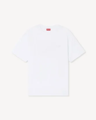 „Boke Flower 2.0“ besticktes Oversize-Hemd aus Baumwolle