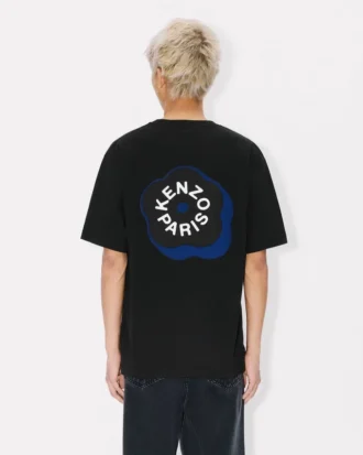 „Boke Flower 2.0“ besticktes Oversize-Hemd aus Baumwolle