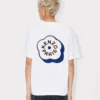 „Boke Flower 2.0“ besticktes Oversize-Hemd aus Baumwolle