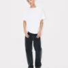 „Boke Flower 2.0“ besticktes Oversize-Hemd aus Baumwolle