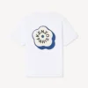 „Boke Flower 2.0“ besticktes Oversize-Hemd aus Baumwolle