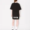„Boke Flower 2.0“ besticktes Oversize-T-Shirt-Kleid aus Baumwolle