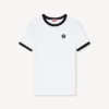 „Boke Flower 2.0“ besticktes T-Shirt aus Baumwolle