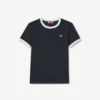 „Boke Flower 2.0“ besticktes T-Shirt aus Baumwolle