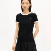 „Boke Flower 2.0“ besticktes T-Shirt aus Baumwolle
