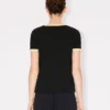 „Boke Flower 2.0“ besticktes T-Shirt aus Baumwolle