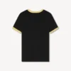 „Boke Flower 2.0“ besticktes T-Shirt aus Baumwolle