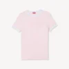 „Boke Flower 2.0“ besticktes T-Shirt aus Rippstrick
