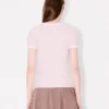 „Boke Flower 2.0“ besticktes T-Shirt aus Rippstrick
