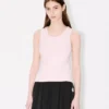 „Boke Flower 2.0“ besticktes Tanktop aus Baumwolle