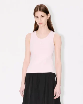 „Boke Flower 2.0“ besticktes Tanktop aus Baumwolle