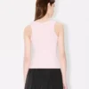 „Boke Flower 2.0“ besticktes Tanktop aus Baumwolle