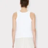 „Boke Flower 2.0“ besticktes Tanktop aus Baumwolle