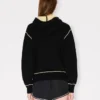 „Boke Flower 2.0“ Kapuzenpullover mit Reißverschluss aus Woll-Baumwollmischung