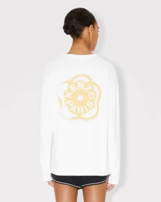„Boke Flower 2.0“ Langarm-T-Shirt aus Baumwolle